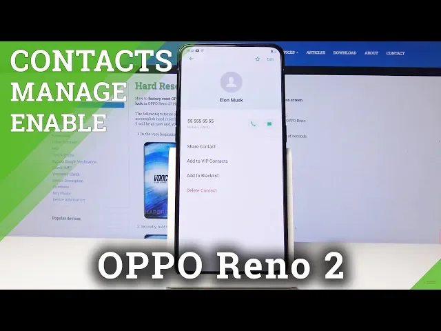 Video thumbnail for How to Personalize Contacts in OPPO Reno 2 - Add Photo to Contact