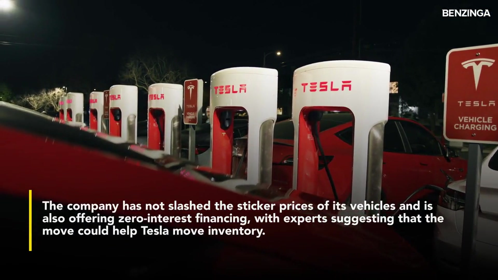 'Video thumbnail for Tesla Slashes Monthly Lease Price By Nearly Half In The UK As Global Sales Woe Continue For Elon Musk's EV Giant'
