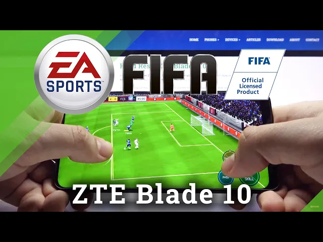 Video thumbnail for ZTE BLADE 10 - Fifa Mobile! | High Quality & FPS Checkup
