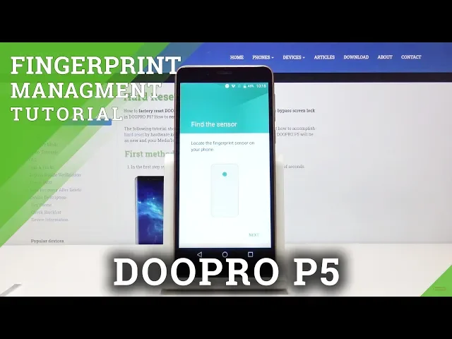 Video thumbnail for How to Add Fingerprint to DOOPRO P5 – Screen Protection