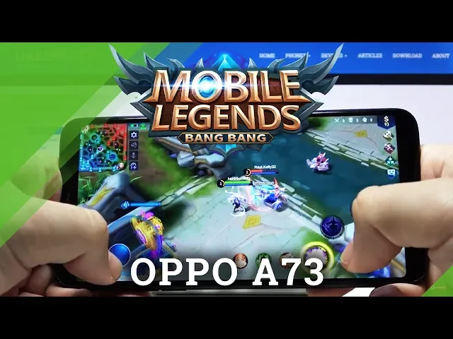 Video thumbnail for Mobile Legends on OPPO A73 - GamePlay