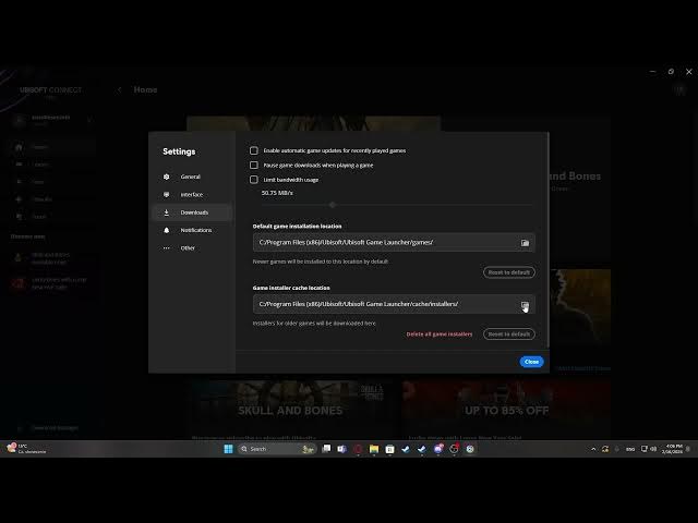 Video thumbnail for How To Change Game Installation Path In Ubisoft Connect 2024