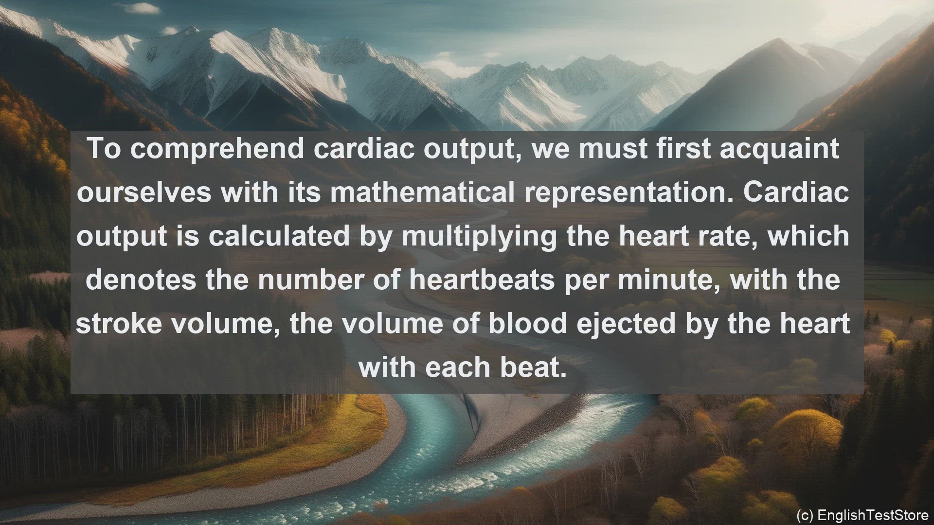 'Video thumbnail for Cardiac output in science  definition and examples'