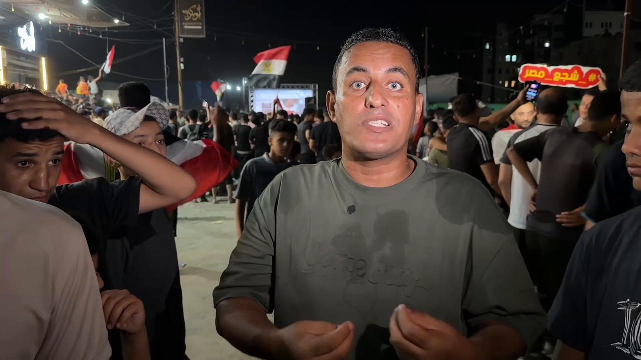 Video thumbnail for Deir al-Balah erupts in celebration after Egypt reaches World Cup Round of 16.