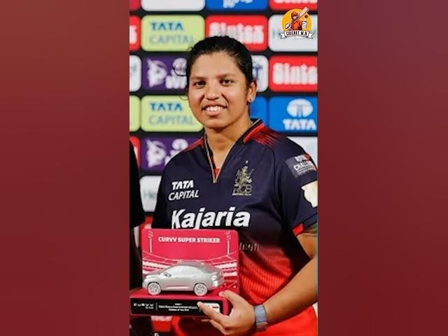 Video thumbnail for "ऋचा घोष का तूफान! Gujarat Giants ढेर | RCB की धमाकेदार जीत! 🏏💥 | WPL 2025" | #cricket | #shorts