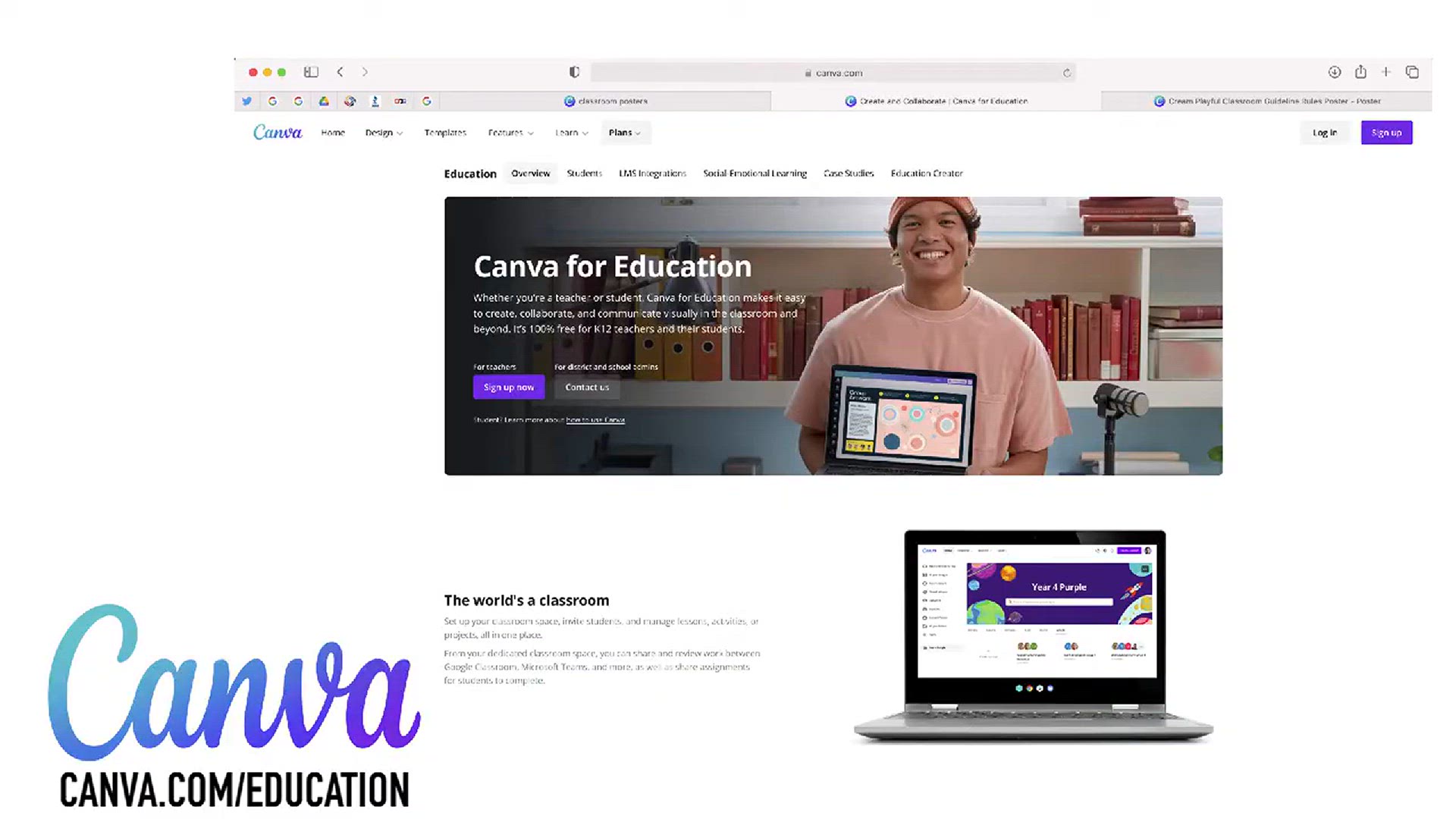 'Video thumbnail for Create Classroom Posters in Minutes with @canva'