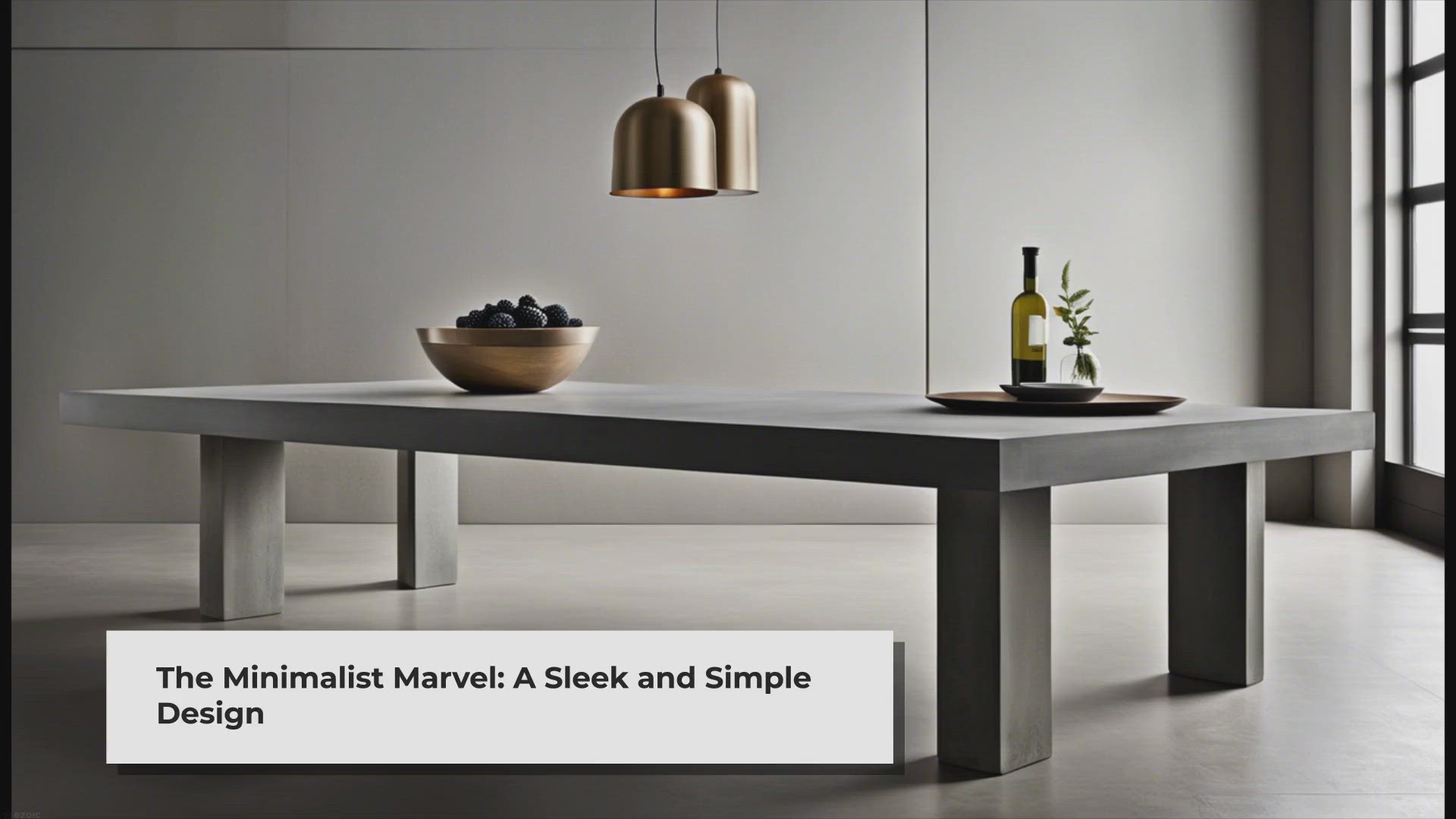 'Video thumbnail for 10 Best DIY Concrete Tabletop Ideas: Transform Your Space with Style'