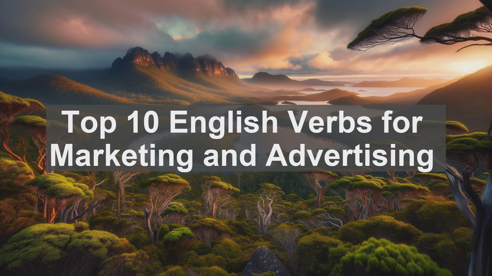'Video thumbnail for Top 10 English Verbs for Marketing and Advertising'