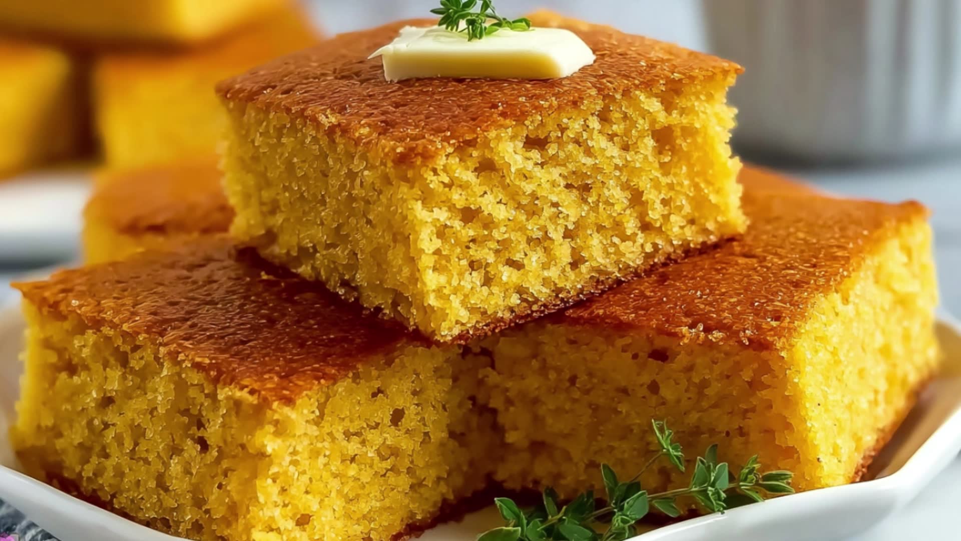 Video thumbnail for Classic Southern Cornbread Recipe