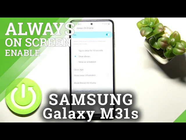 Video thumbnail for How to Customize and Personalize Always-On-Display Appearance on SAMSUNG Galaxy M31s