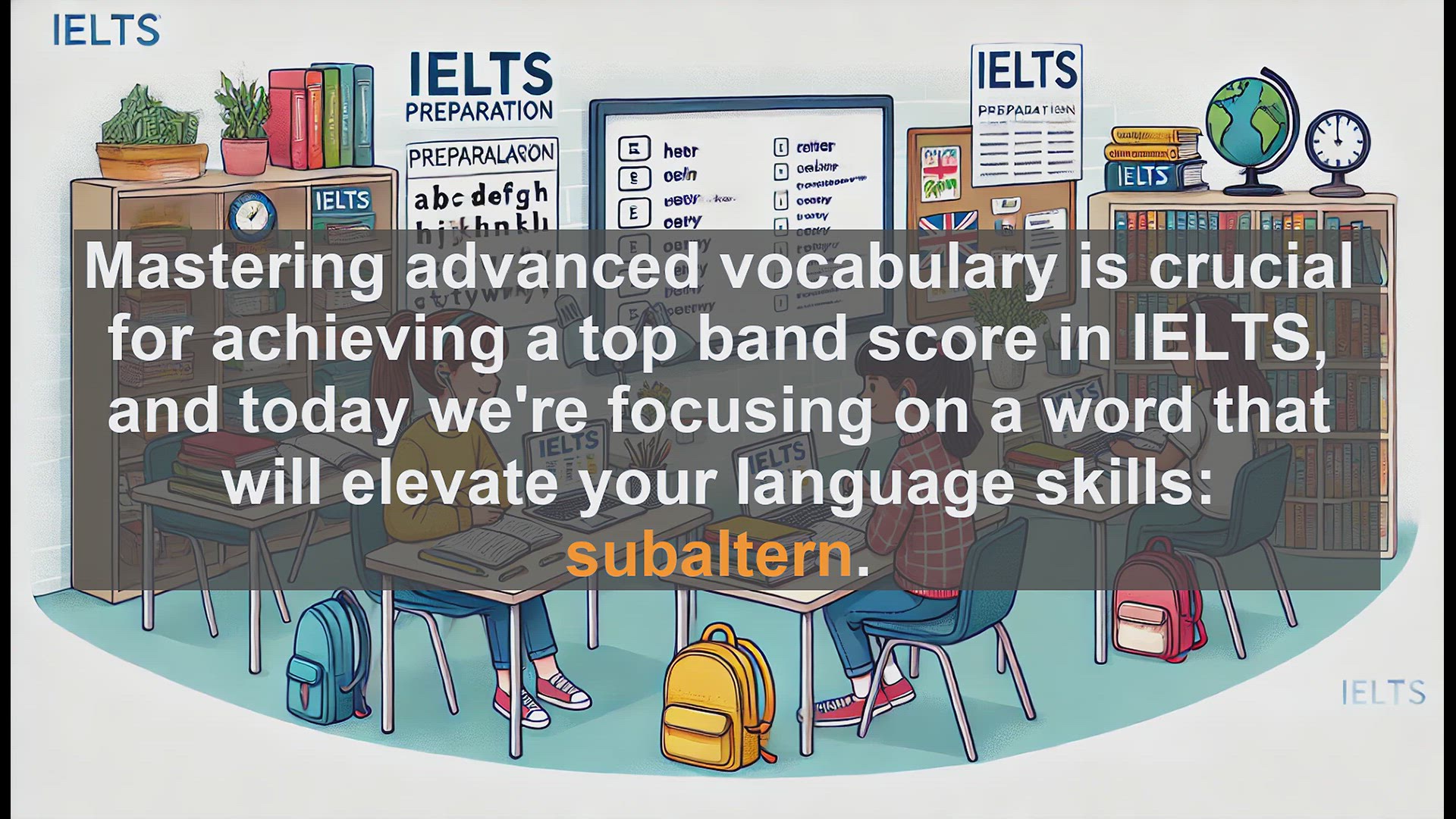'Video thumbnail for 2000 Must Know IELTS 9.0 Vocabulary - Subaltern: Boost Your IELTS Score with Advanced Vocabulary'