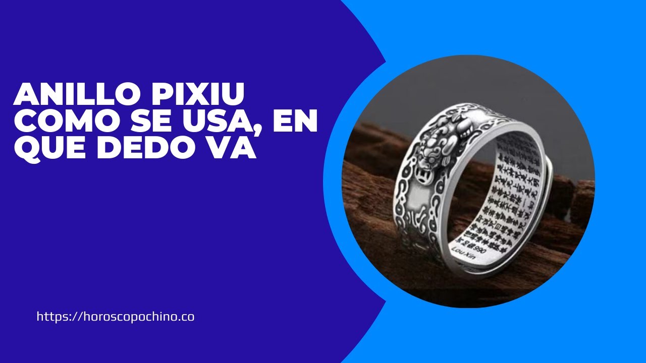 'Video thumbnail for Anillo pixiu como se usa, ¿en que dedo va? Video feng shui blog'