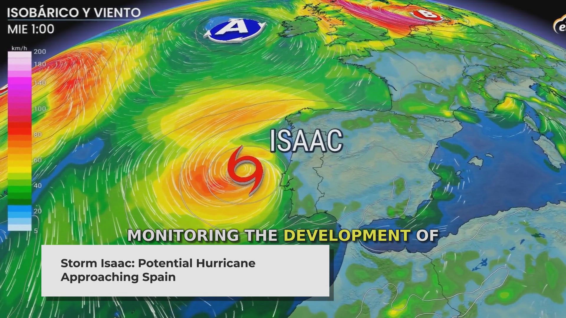 'Video thumbnail for Spain Braces for Severe Weather: Storm Aitor Hits, Potential Hurricane Isaac Looms'