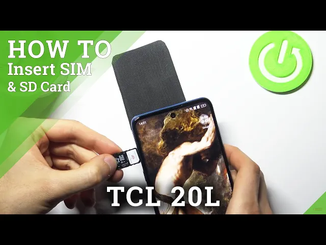 Video thumbnail for How to Insert SIM Card in TCL 20L – Install SIM & SD Card