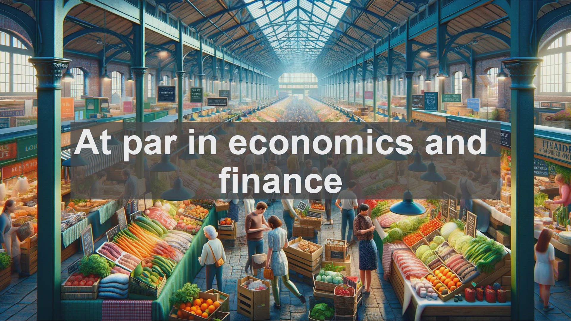 'Video thumbnail for At par in economics and finance'