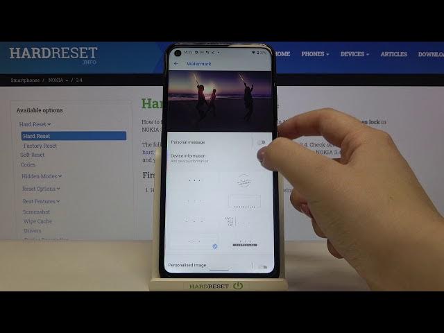 Video thumbnail for How to Find Camera Watermark Settings on NOKIA 3.4 – Configure Camera Watermark