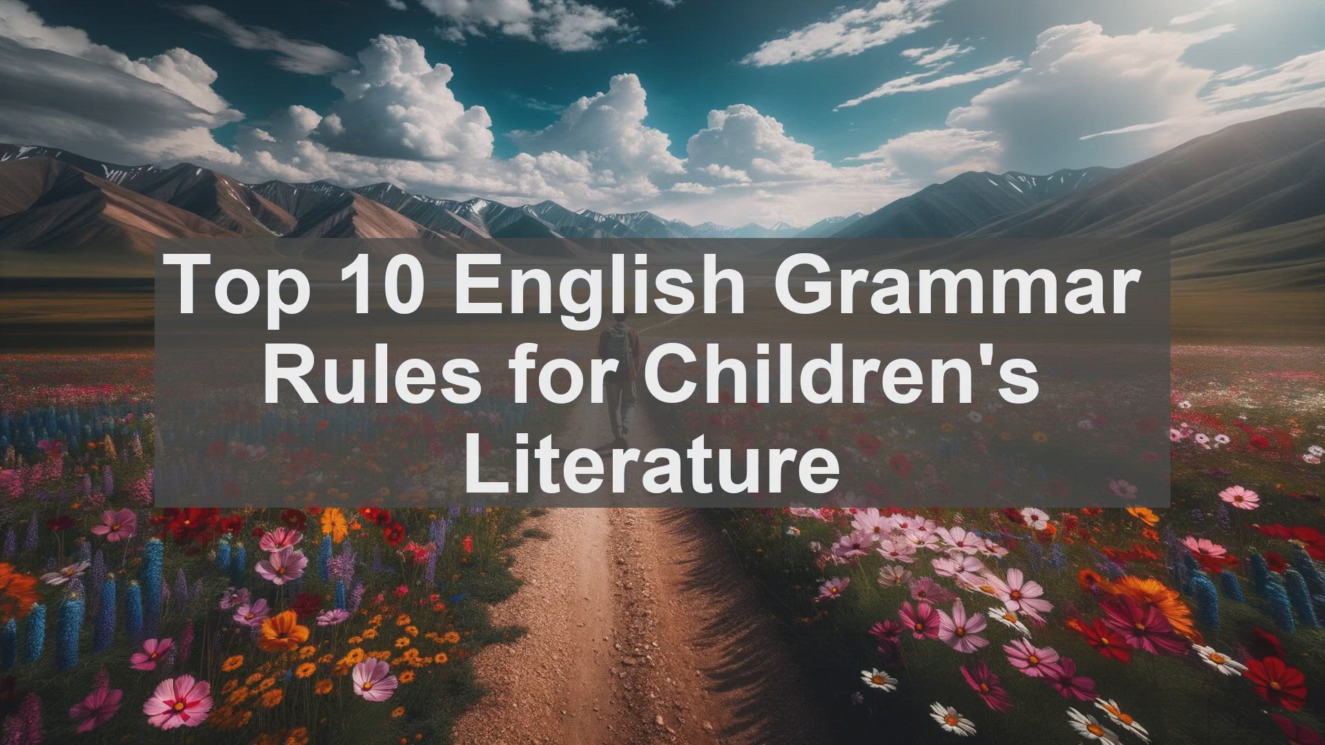 'Video thumbnail for Top 10 English Grammar Rules for Childrens Literature'