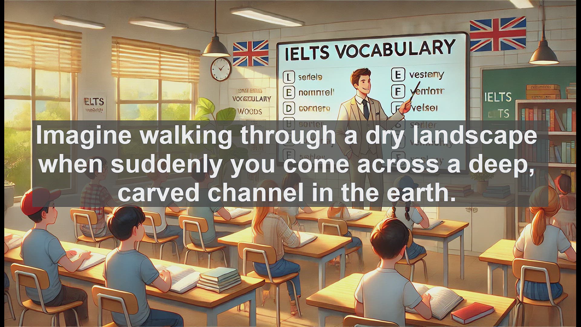 'Video thumbnail for 2000 Must Know IELTS 9.0 Vocabulary - Arroyo: A Key Geographical Term for IELTS Success'