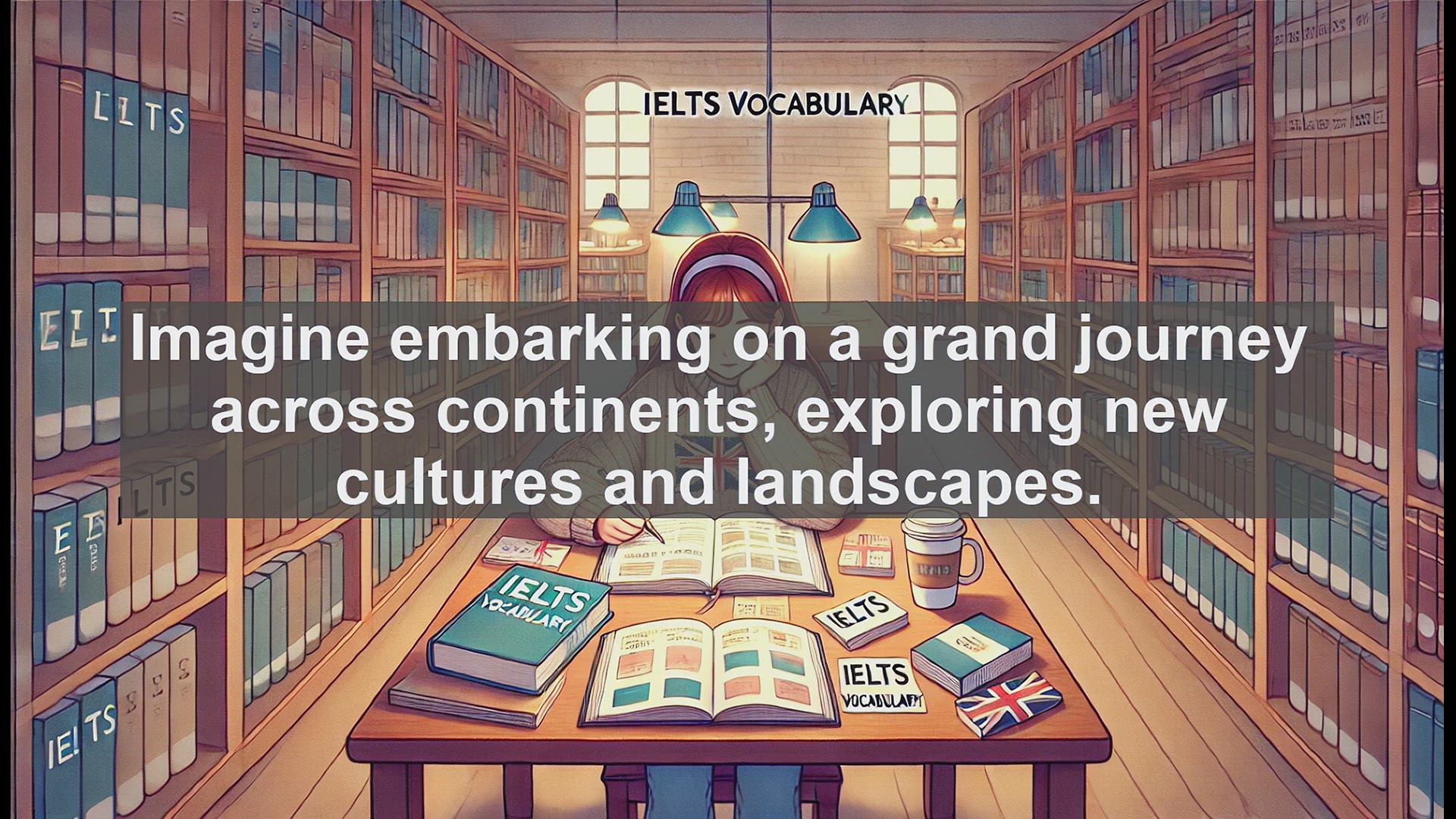 'Video thumbnail for 2000 Must Know IELTS 9.0 Vocabulary - Peregrination: A Journey Through Language'