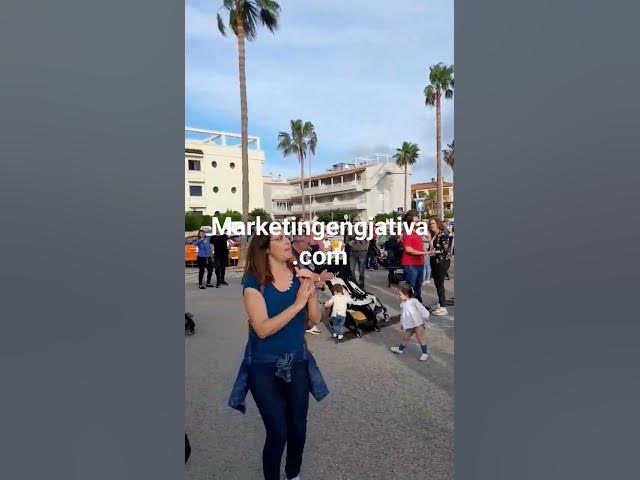 Video thumbnail for fiesta rember en la playa de xeraco