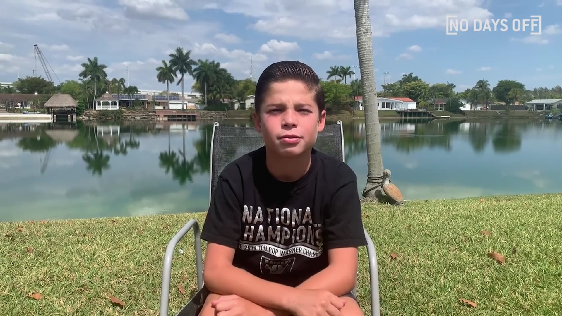 Video thumbnail for Future football stars: No days off with Bunchie Young