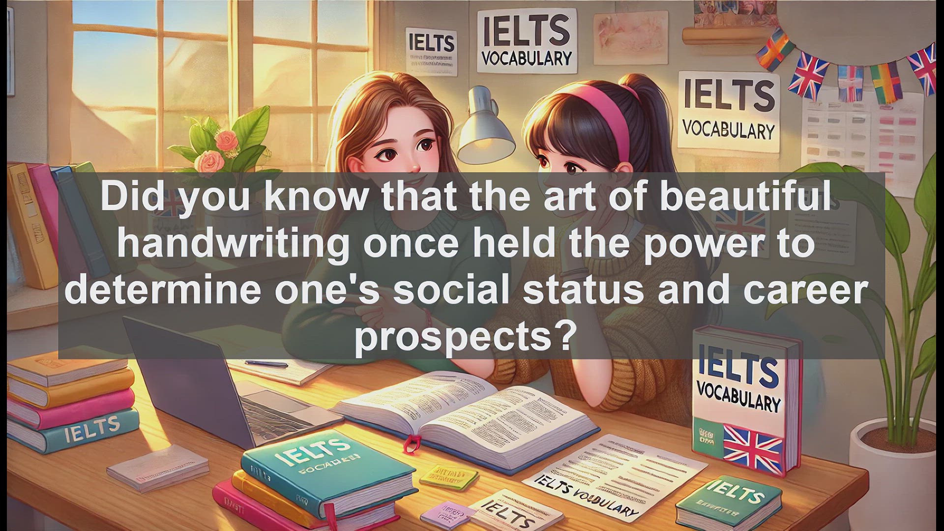 'Video thumbnail for 2000 Must Know IELTS 9.0 Vocabulary - Calligraphy: The Art of Beautiful Writing for IELTS Success'