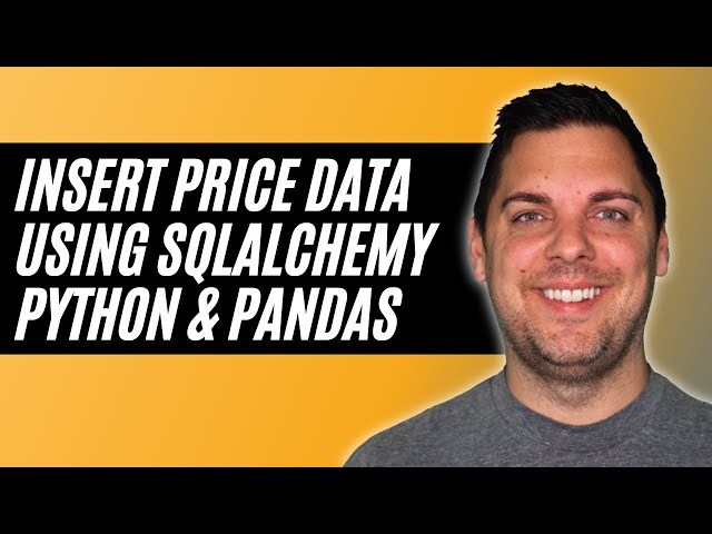 Video thumbnail for Insert Crypto Price Data into Postgresql Using Sqlalchemy, Python & Pandas