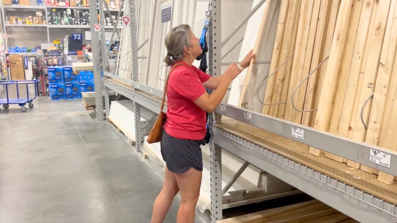 'Video thumbnail for Everyone will be buying Lowe's wood when they see this GENIUS living room idea!'