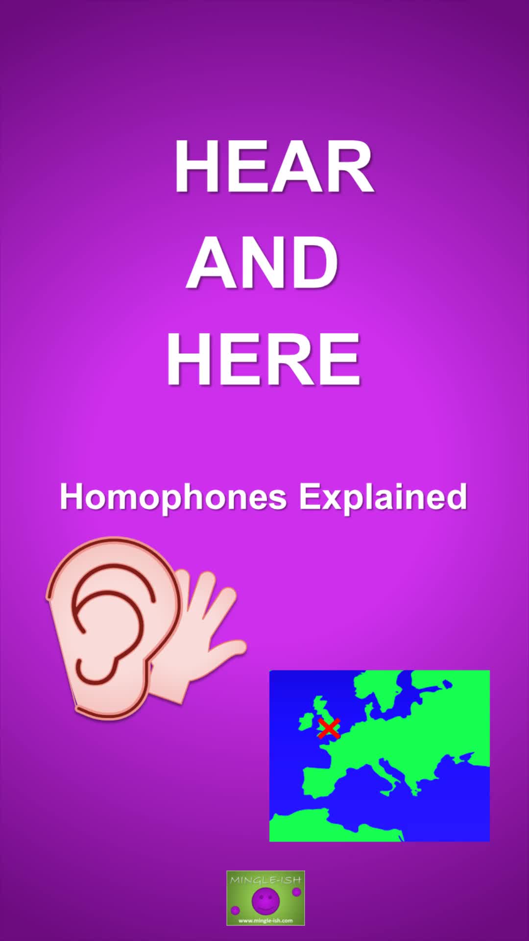 Video thumbnail for Hear vs Here: Master Homophones with Clear Examples