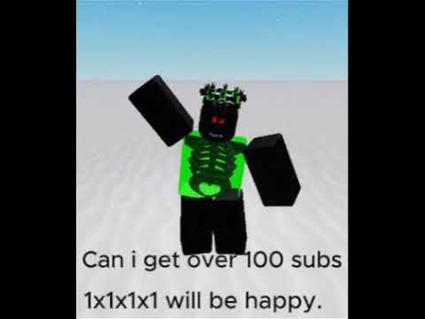 Video thumbnail for Can I please get 100 Subs #roblox #robloxshorts