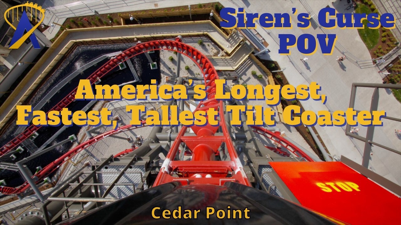 Video thumbnail for POV: Siren's Curse Tilt Roller Coaster at Cedar Point