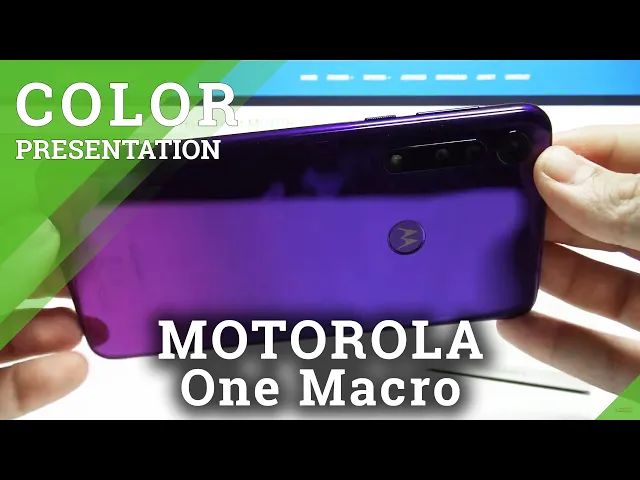 Video thumbnail for How Back Cover Looks on Motorola One Macro - Ultra Violet Back Cover Presentation