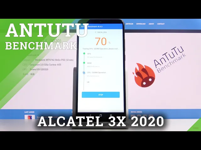 Video thumbnail for AnTuTu Benchmark on ALCATEL 3X 2020 – Check Device Performance