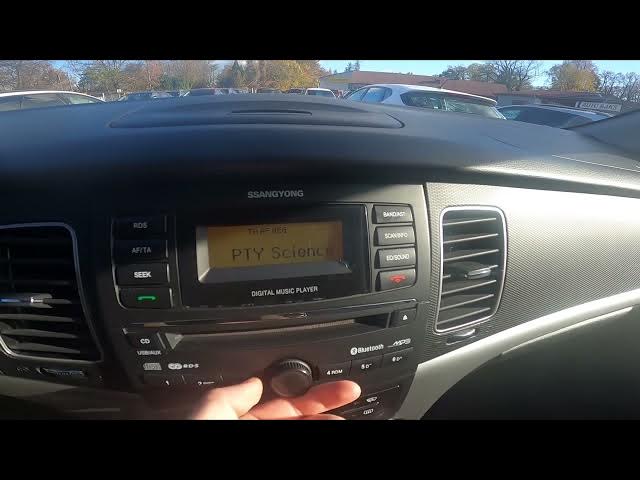 Video thumbnail for How to Search for PTY Channels in Car Radio in Ssangyong Korando III ( 2010 – 2016 )