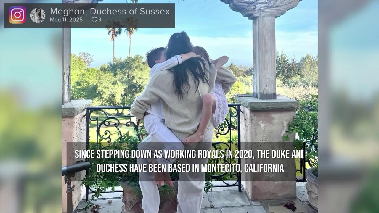 Video thumbnail for Meghan, Duchess of Sussex celebrates Prince Archie's birthday with rare photos.