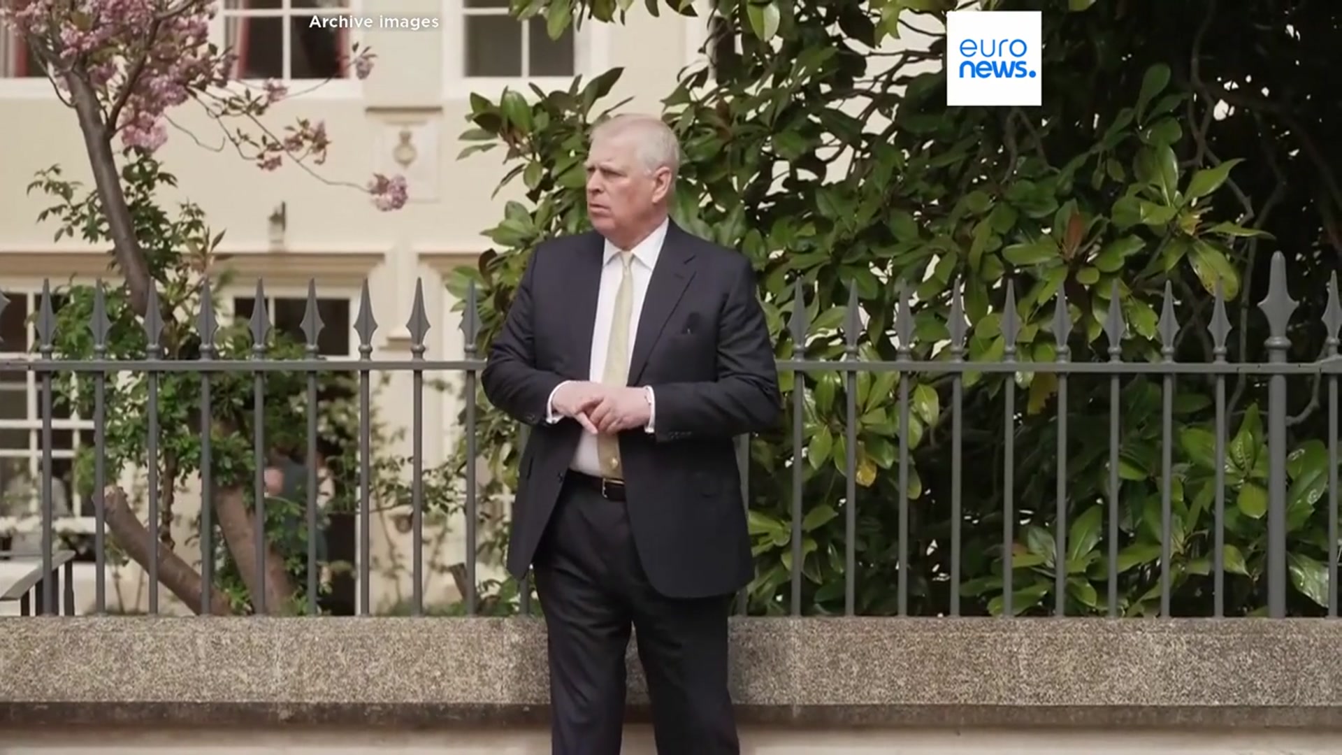 'Video thumbnail for Prince Andrew gives up royal titles as Epstein allegations linger'