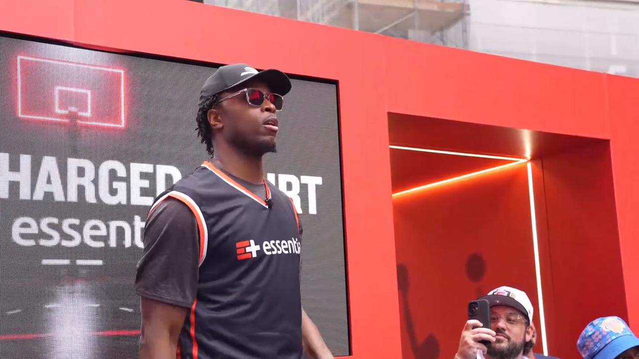 Video thumbnail for The Essentia Supercharged Court at Times Square 7.