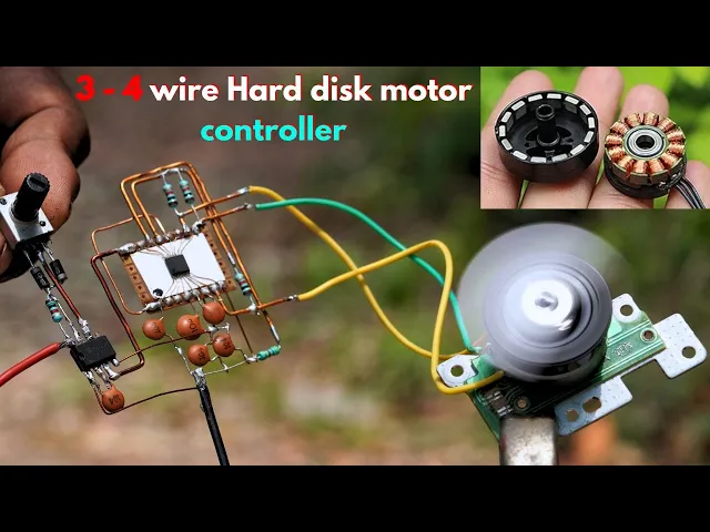 Video thumbnail for Hard disk motor driver circuit diagram || How to make bldc motor controller at home || #controller