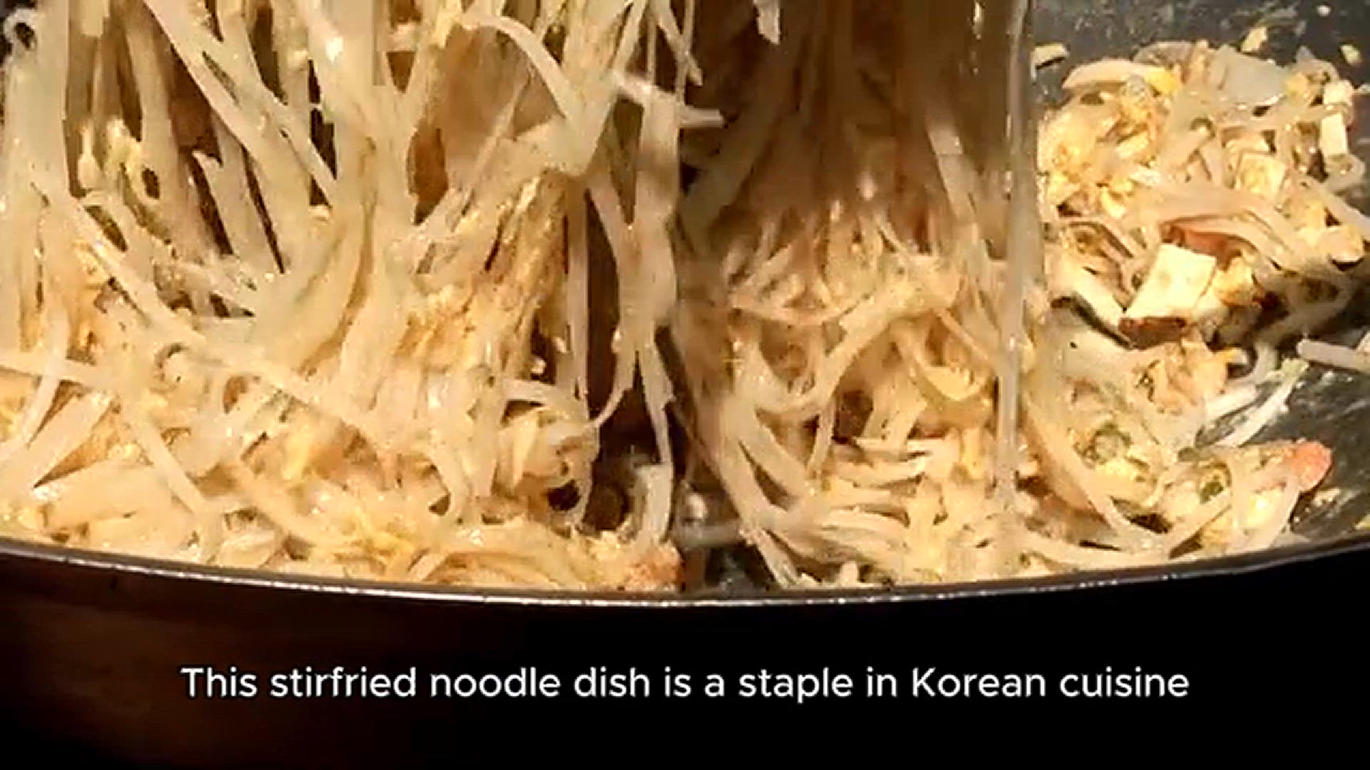 Video thumbnail for Japchae recipe