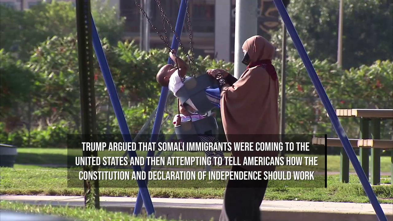 Video thumbnail for Trump Escalates Anti-Muslim Rhetoric, Calling Democratic Candidates 'Jihadists'.