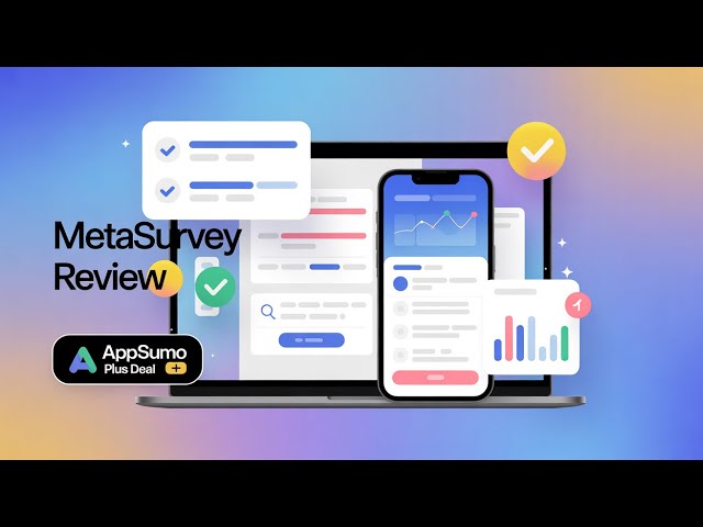 Video thumbnail for 🚀 MetaSurvey Review | AppSumo Plus Exclusive Deal 🎉