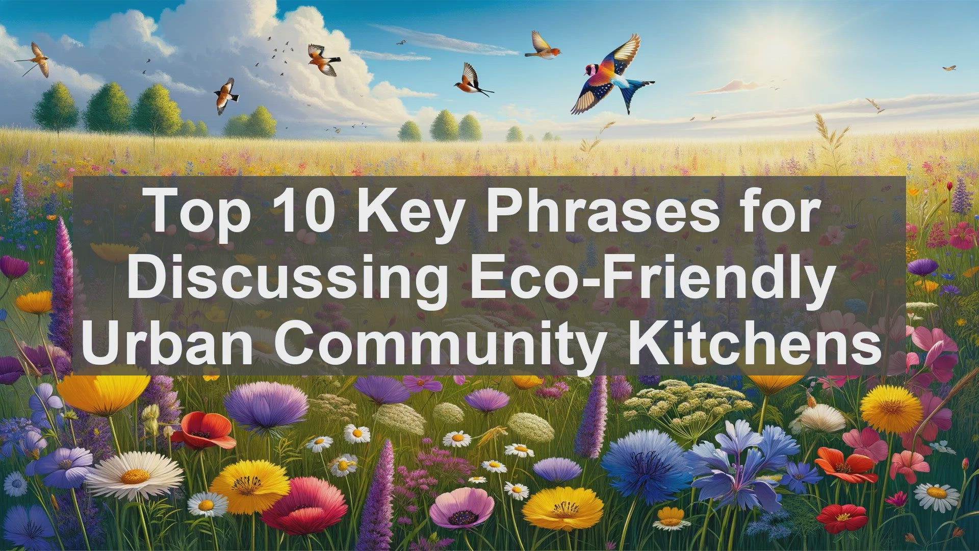 'Video thumbnail for Top 10 Key Phrases for Discussing EcoFriendly Urban Community Kitchens'