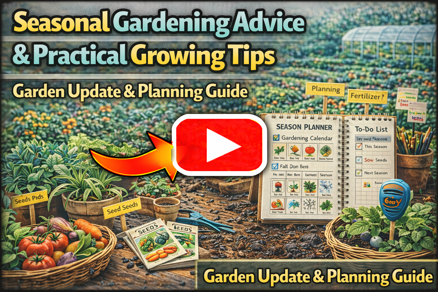 Video thumbnail for Seasonal Gardening Advice & Practical Growing Tips | Garden Update & Planning Guide