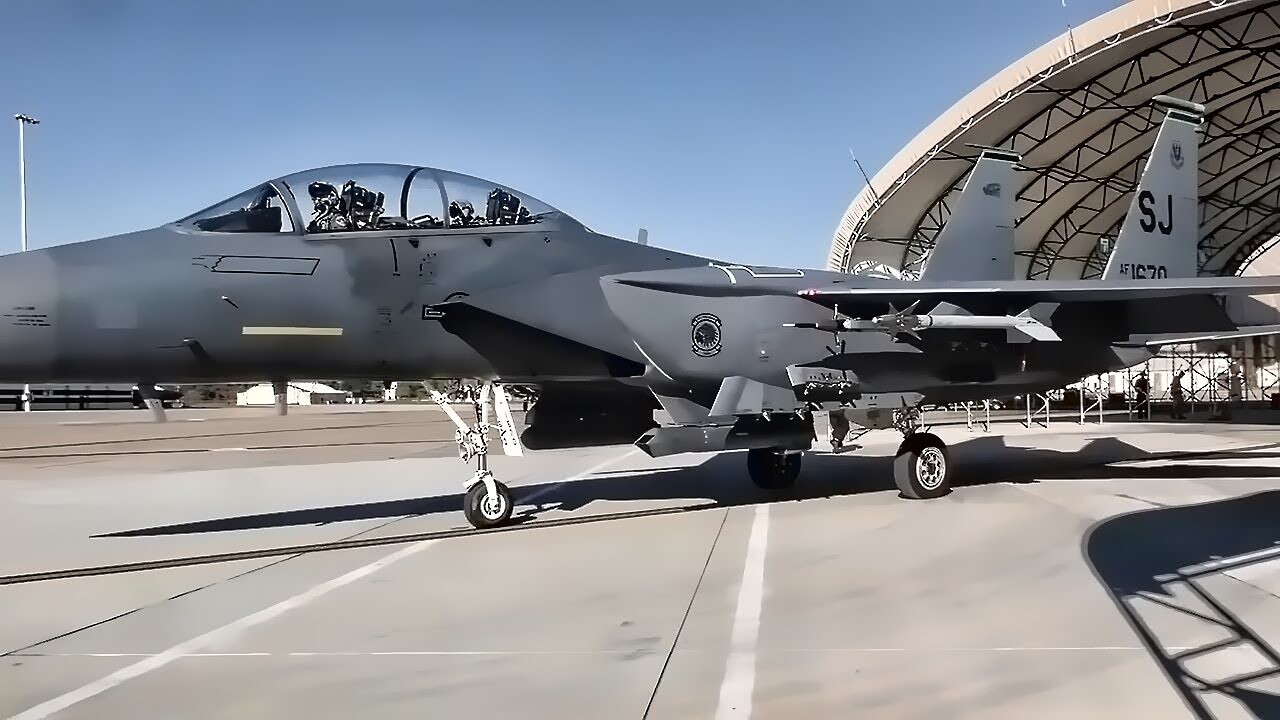 Video thumbnail for USAF Monthly F-15E Strike Eagle Exercise