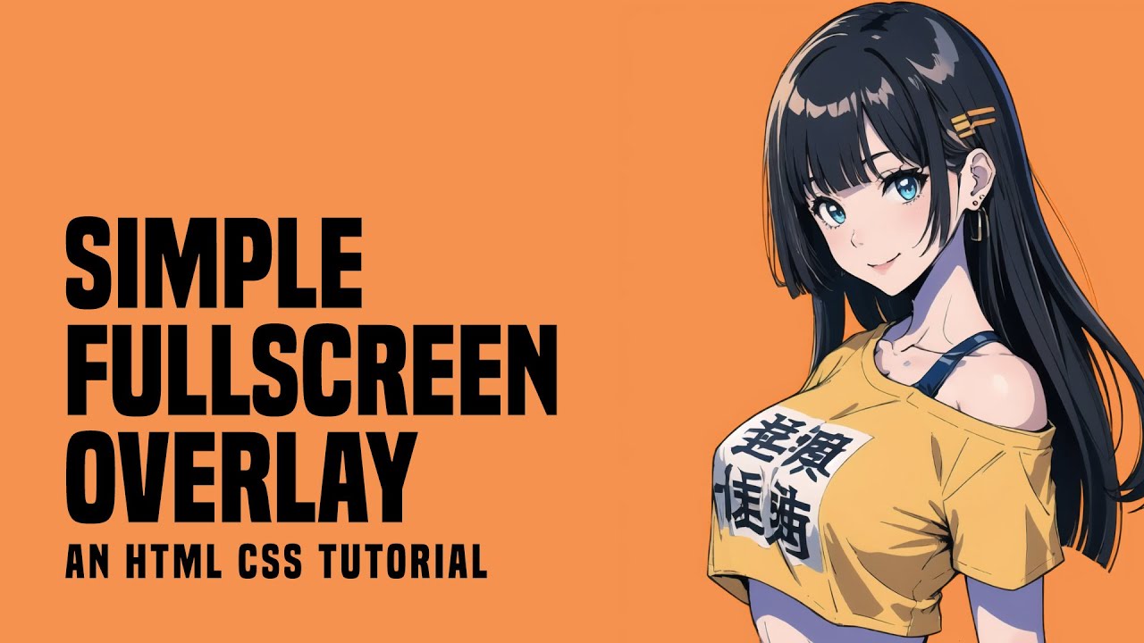 'Video thumbnail for Simple Fullscreen Overlay In HTML CSS'