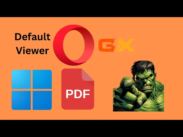 'Video thumbnail for How to Make Opera GX Your Default PDF Viewer on Windows 11 | GearUpWindows Tutorial'