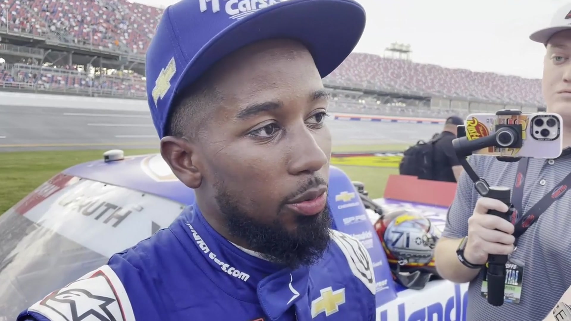 'Video thumbnail for Caruth Disappointed in Finish, Happy With Points Earned at Talladega'