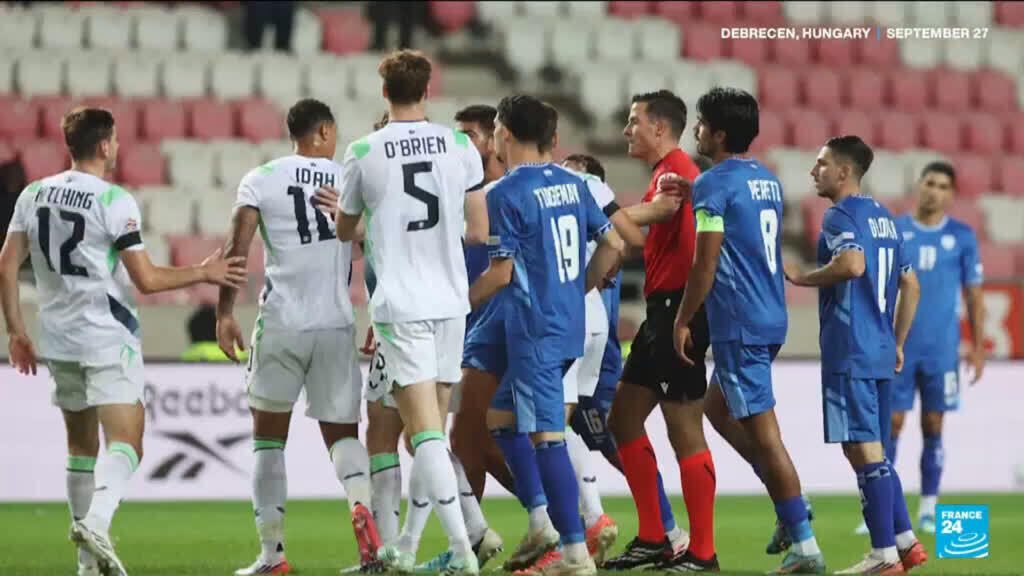 Video thumbnail for Ireland–Israel nations League clash overshadowed by political tensions