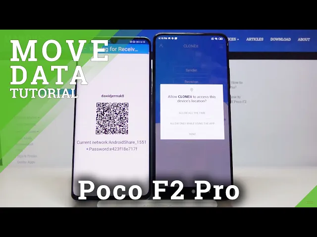 Video thumbnail for CLONEit: Quickly Move Data from Android Device to Xiaomi Pocophone F2 Pro
