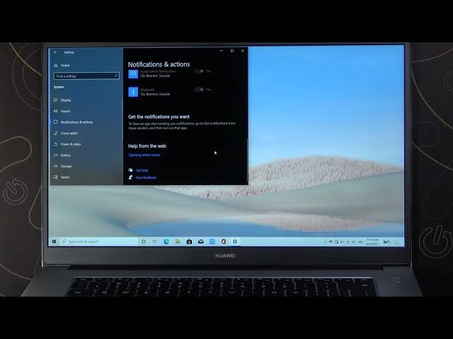 Video thumbnail for How to Turn On / Off Notifications in Huawei MateBook D15?